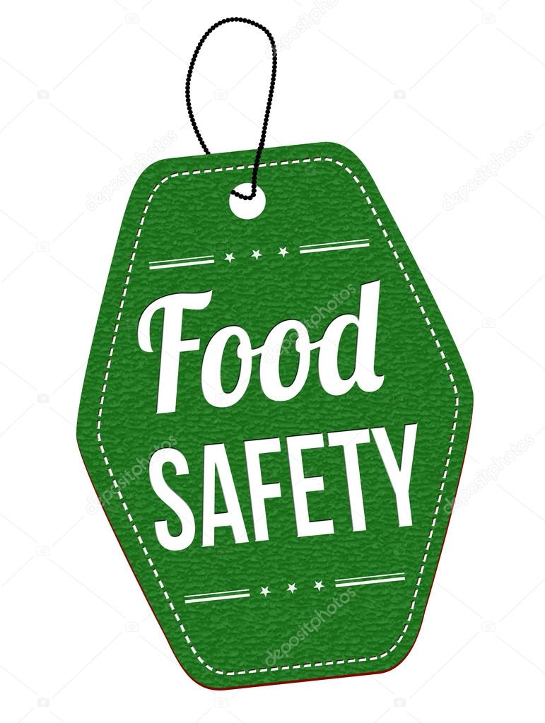 Food safety label or price tag