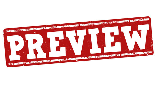 Preview grunge rubber stamp on white background, vector illustration