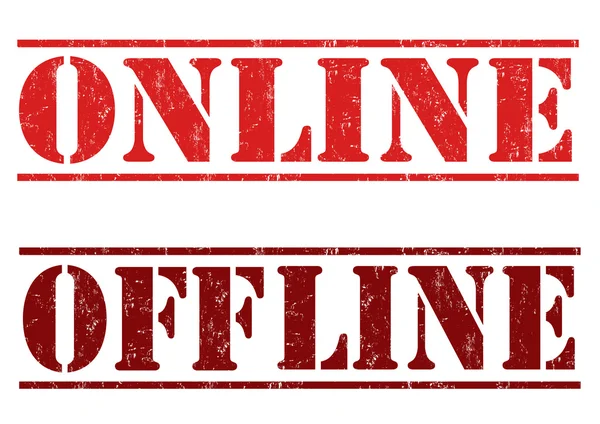 Online and offline icon — Stock Vector © ylivdesign #10989831