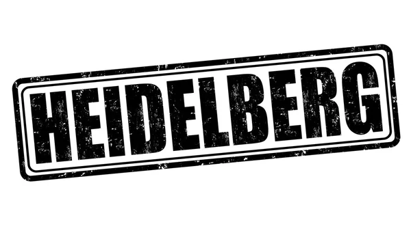 Timbro grunge Heidelberg — Vettoriale Stock