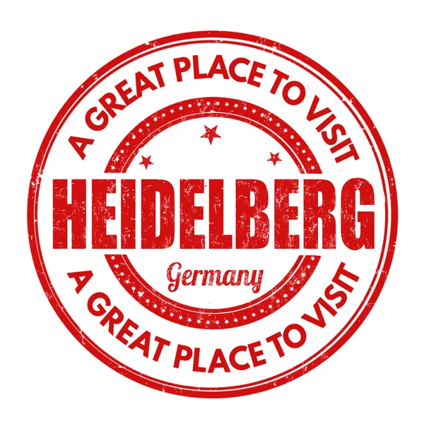 Heidelberg-Grunge-Stempel — Stockvektor