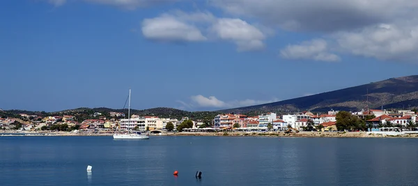 Limenaria cidade em Thassos — Fotografia de Stock