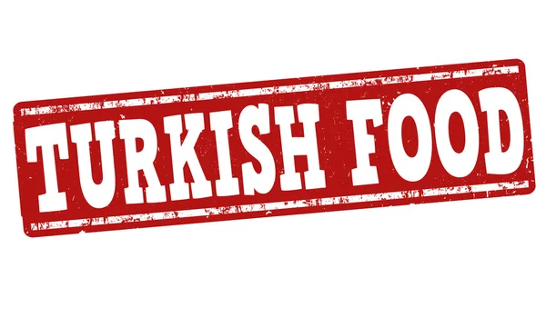 Turks voedsel stempel — Stockvector