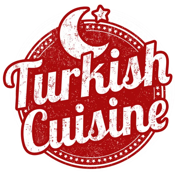 Znaczek kuchni tureckiej — Wektor stockowy