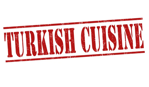 Turkse keuken stempel — Stockvector