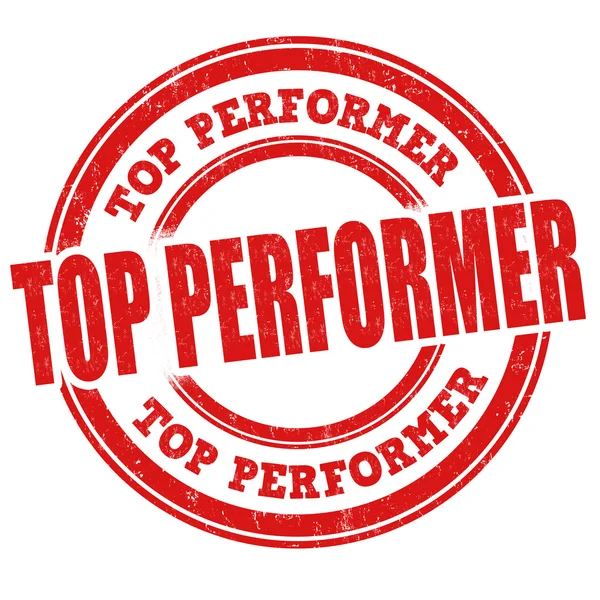 Top performer stämpel — Stock vektor