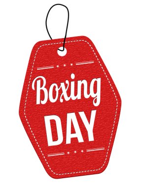 Boks gün etiket veya fiyat etiketi