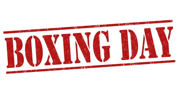 Штамп дня бокса — стоковый вектор