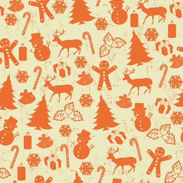 Seamless pattern for Christmas — Stock Vector