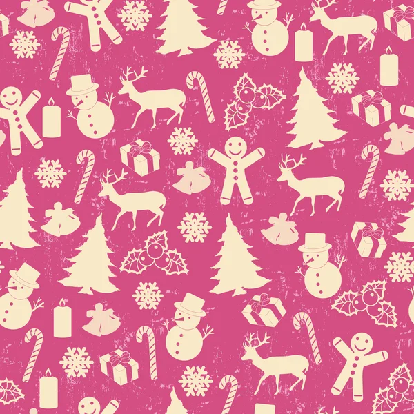 Seamless pattern for Christmas — Stock Vector