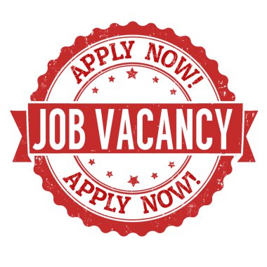 İş vacancy grunge damgası