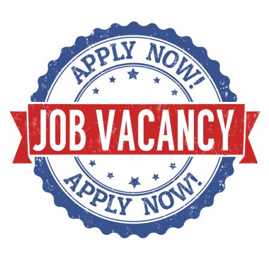 İş vacancy grunge damgası
