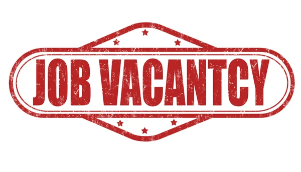 İş vacancy grunge damgası — Stok Vektör