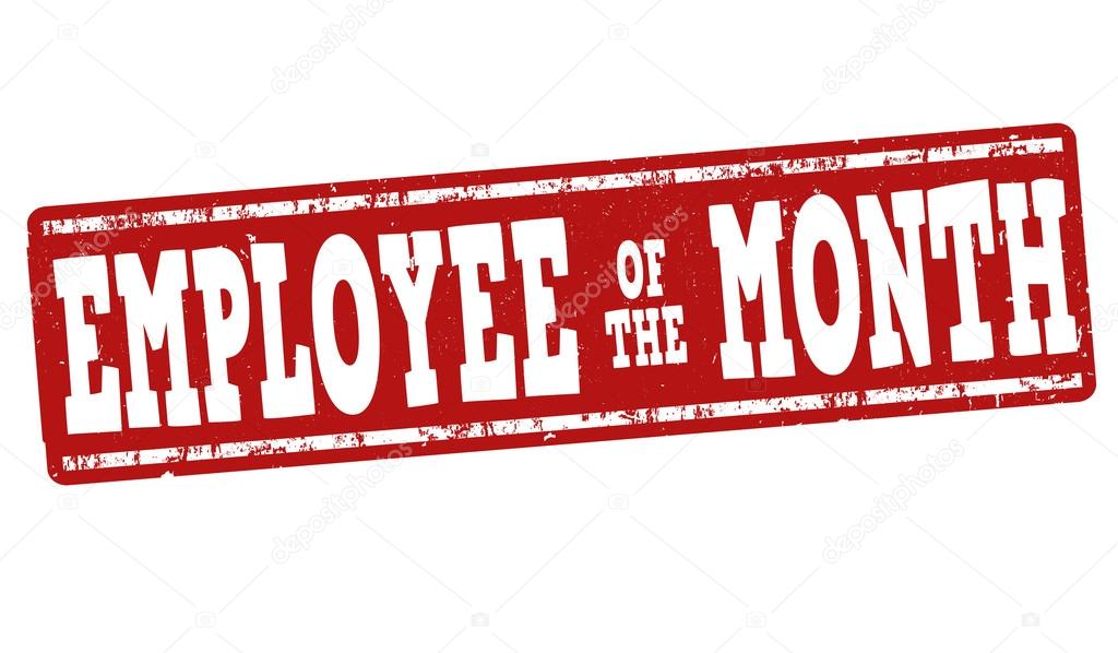 Employee of the month stamp