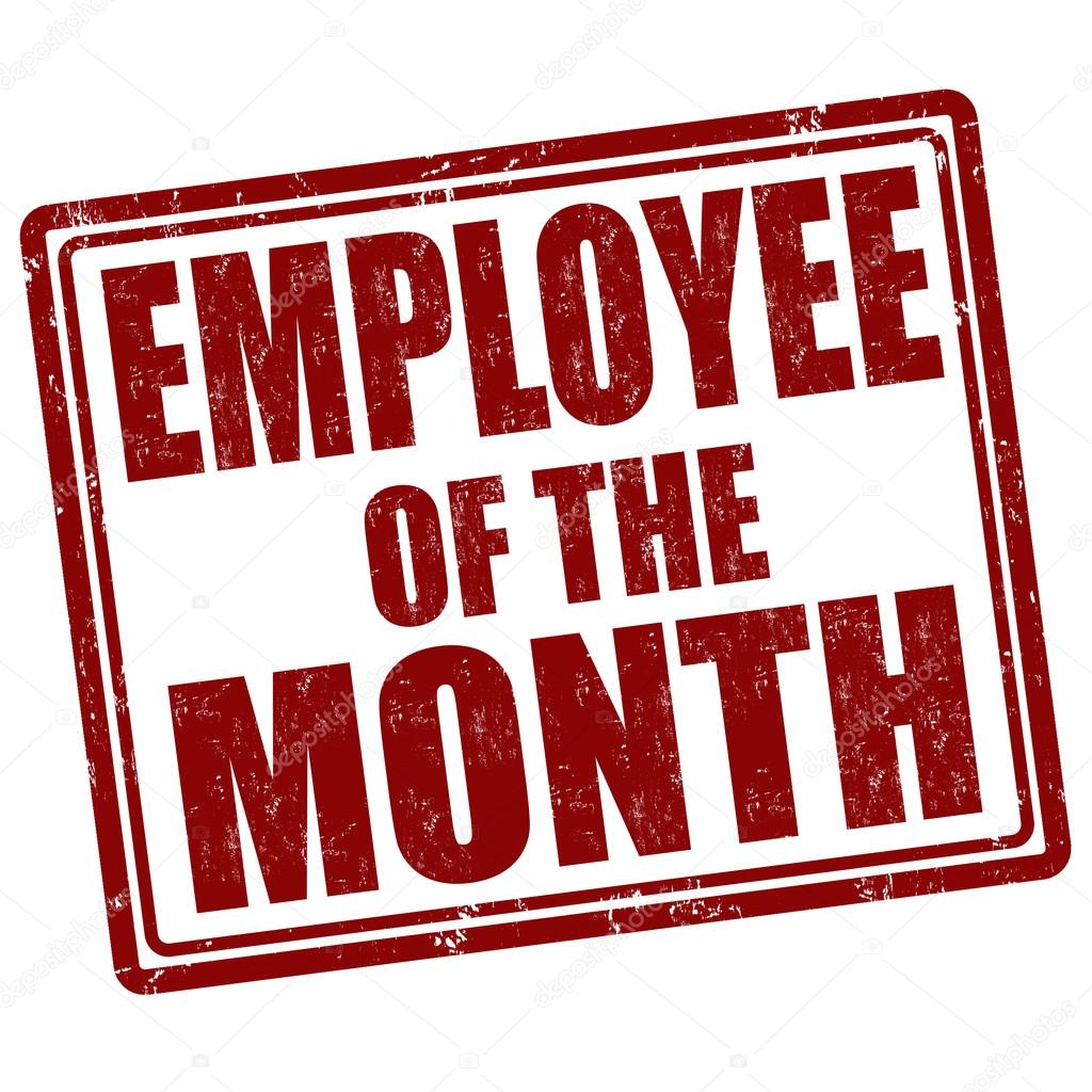 Employee of the month stamp