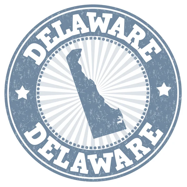 Delaware grunge stempel — Stockvector