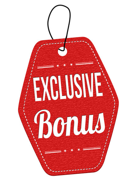 Эксклюзивный бонусный ярлык или ценник
