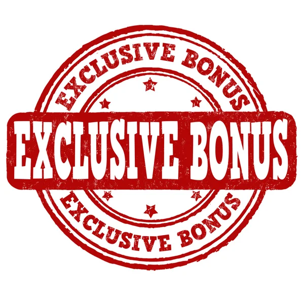 Timbre bonus exclusif — Image vectorielle