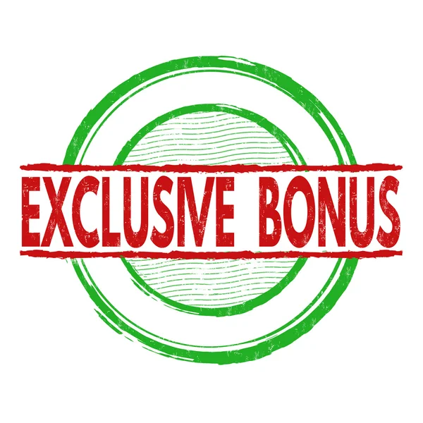 Exclusieve bonus stempel — Stockvector