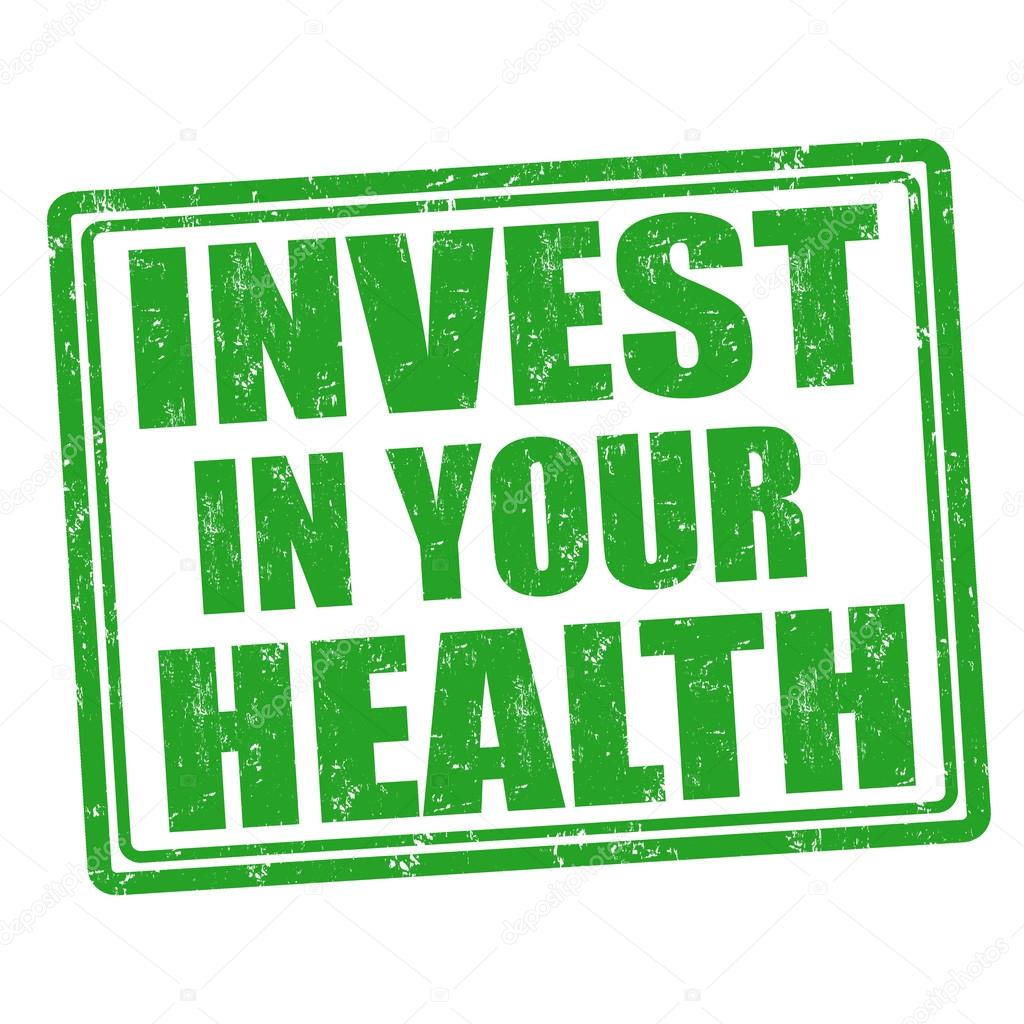 Invest in your health stamp