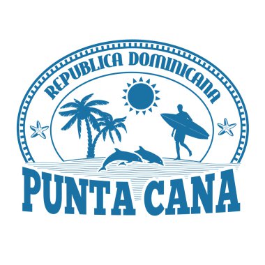 Punta Cana damgası veya etiket