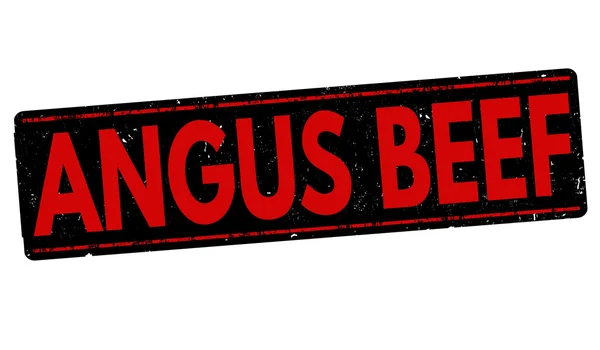 Timbre Angus boeuf — Image vectorielle