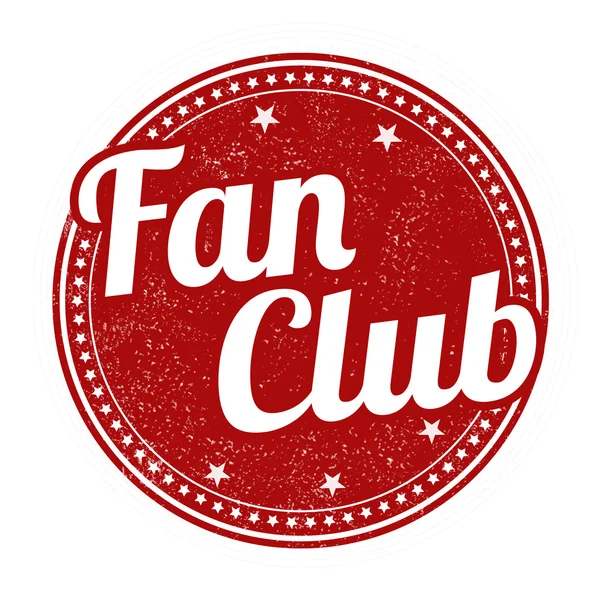 Stempel van de fanclub — Stockvector