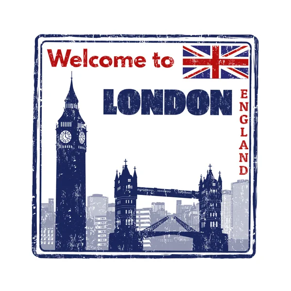 Willkommen in London — Stockvektor