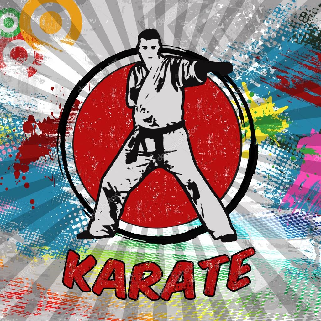 Karate poster design Stock Vector Image by ©roxanabalint #98538342