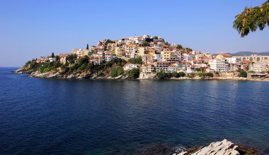 yunanistan'da kavala şehri