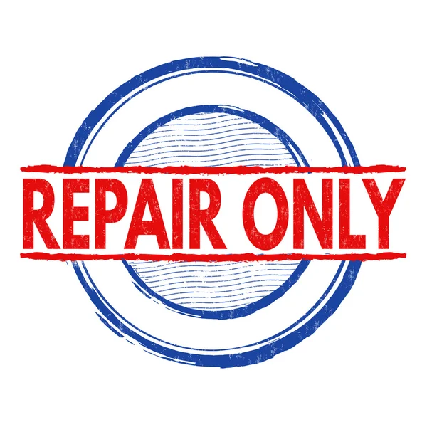 Repair only stamp — Stock Vector