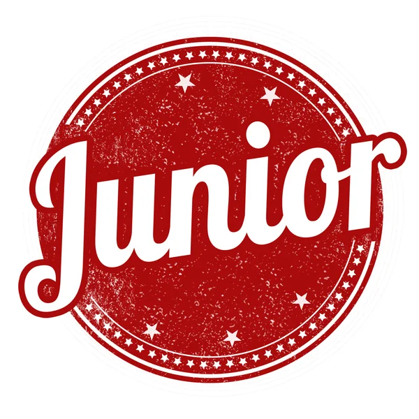 Junior grunge stamp — Stock Vector
