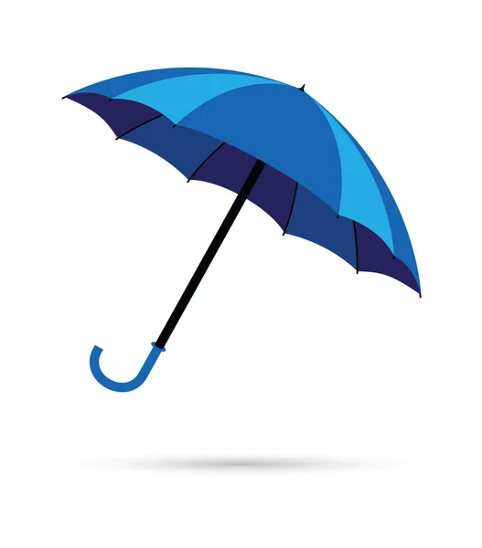 一个蓝伞 — 图库矢量图片