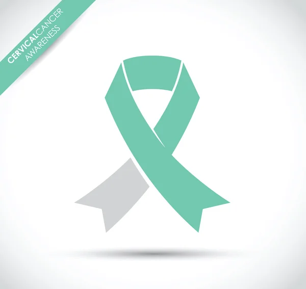 Cervical cancer awareness — Stock Vector