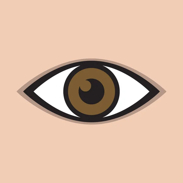 Ikona abstraktní oka — Stockový vektor