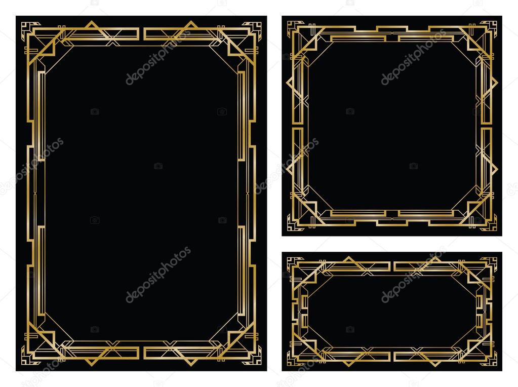 Art deco gatsby backgrounds