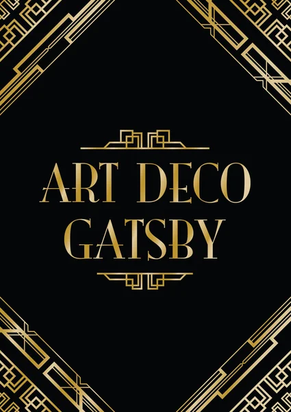 Art déco — Vetor de Stock