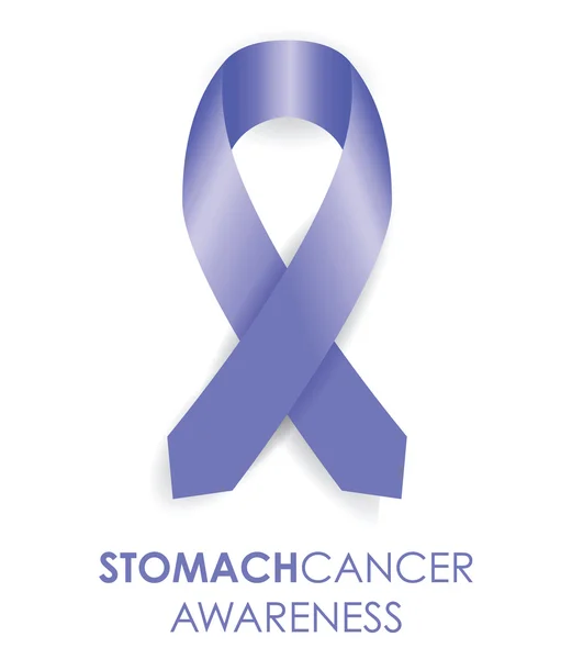 Stomach cancer ribbon — Stock Vector