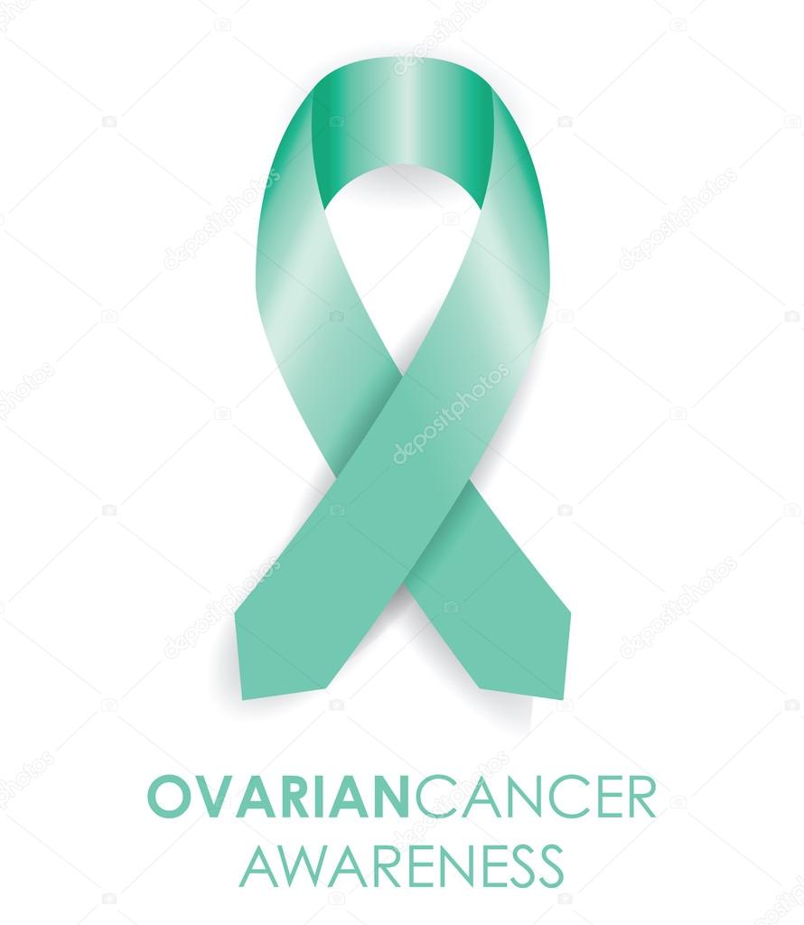 Ovarian cancer ribbon