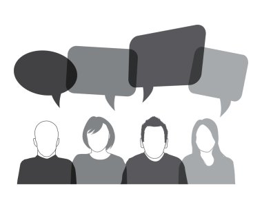 Siyah insanlar konuşma