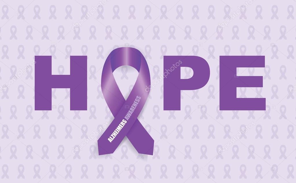 Alzheimers ribbon