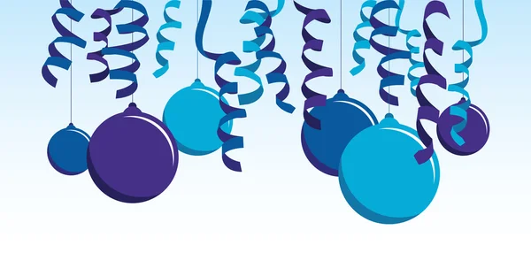 Fond ballon bleu — Image vectorielle