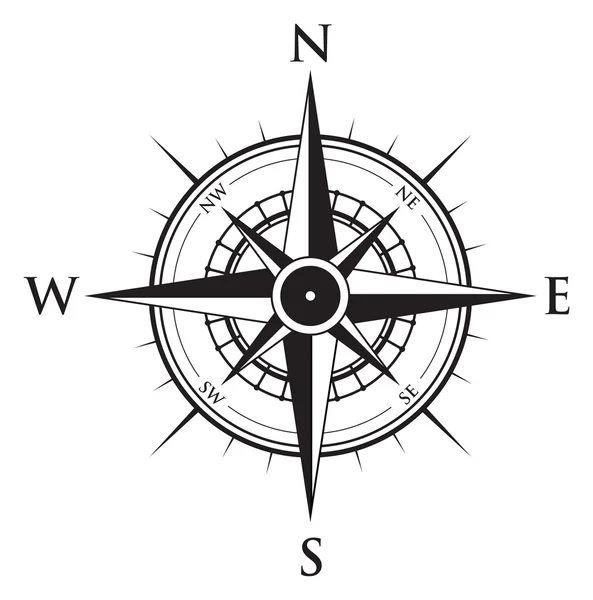 Kompas tło — Wektor stockowy