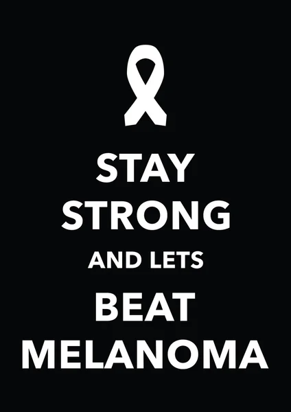 Poster Melanoma - Stok Vektor