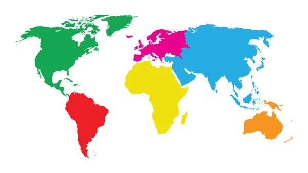 Mapa del mundo y brújula fondo — Vector de stock