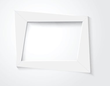 Beyaz bir çerçeve