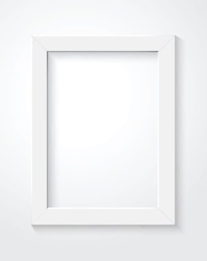 Beyaz bir çerçeve