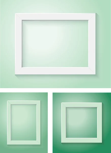 Wit frame — Stockvector