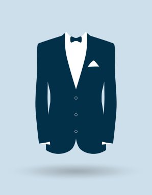 Damat takım elbise ceket kıyafeti