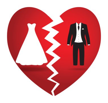 Gelin ve damat ayrılmak